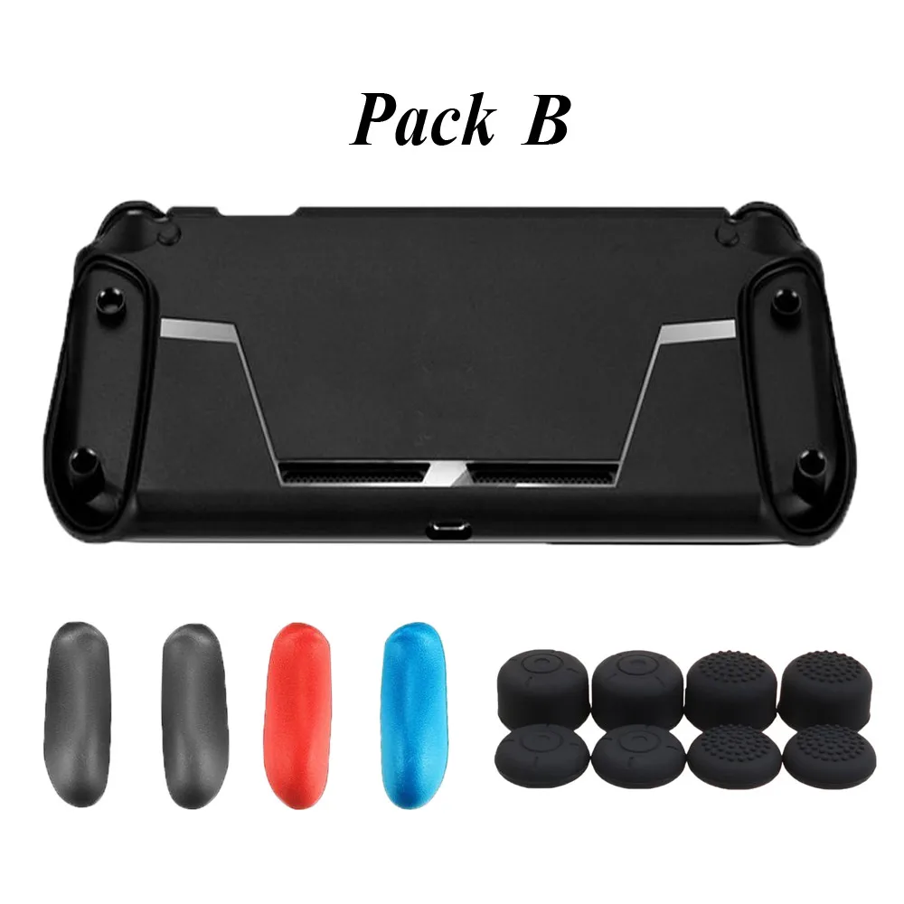 Мягкий защитный чехол IVYUEEN для Nintendo Switch NS NX Console, ТПУ оболочка, ручка с разъемом для игровой карты, Противоударная крышка, колпачки
