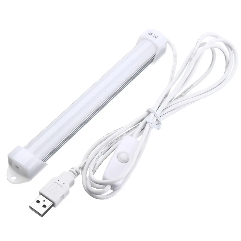 Smuxi 18 см Портативный USB 5V 14 светодиодный светильник полосы 5630 SMD жесткий полосу бар светильник трубки светильник с лампой переключатель вкл./выкл. 3 Вт