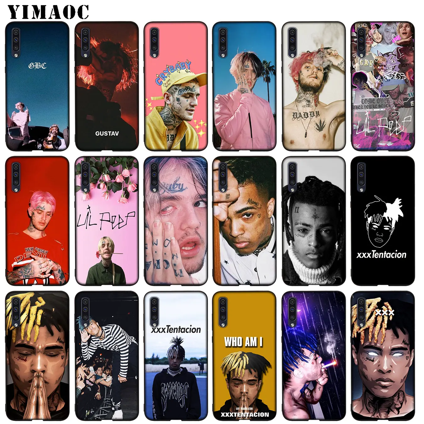 Мягкий силиконовый чехол Lil Peep Bo XxxTentacion для Samsung Galaxy A70 A60 A50 A40 A30 A20 A10 A50S A40S A30S A20S A10S |