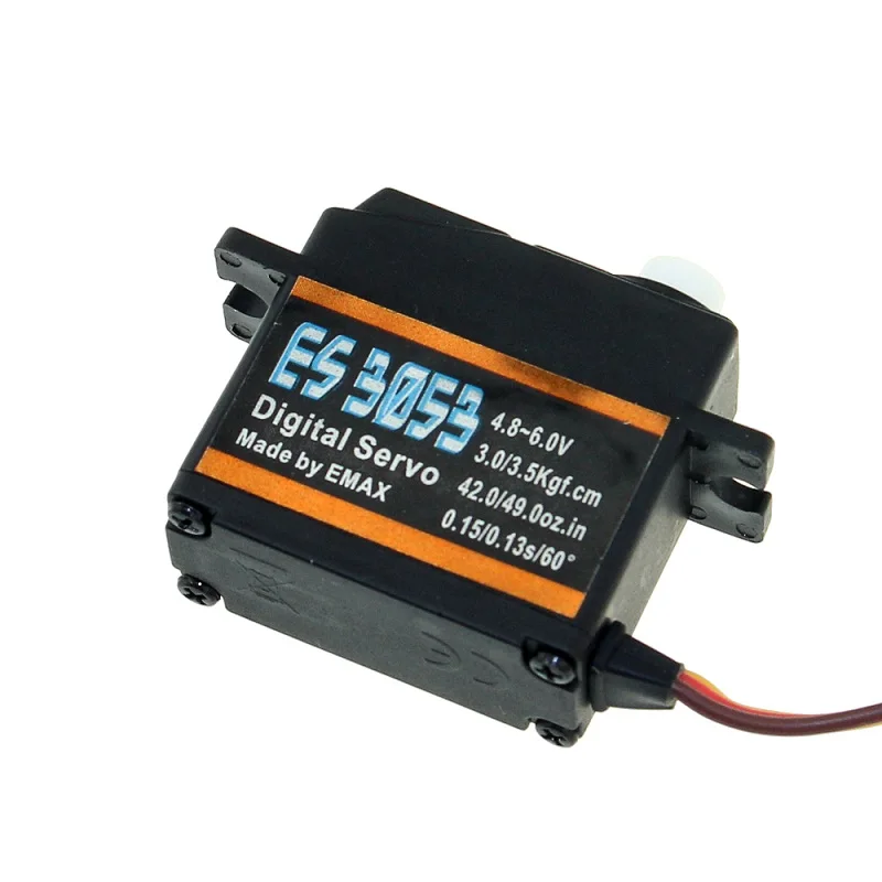 4 шт./лот EMAX ES3003 ES3004 ES3053 ES3054 17 г пластик/Металл Аналоговый/цифровой сервопривод для