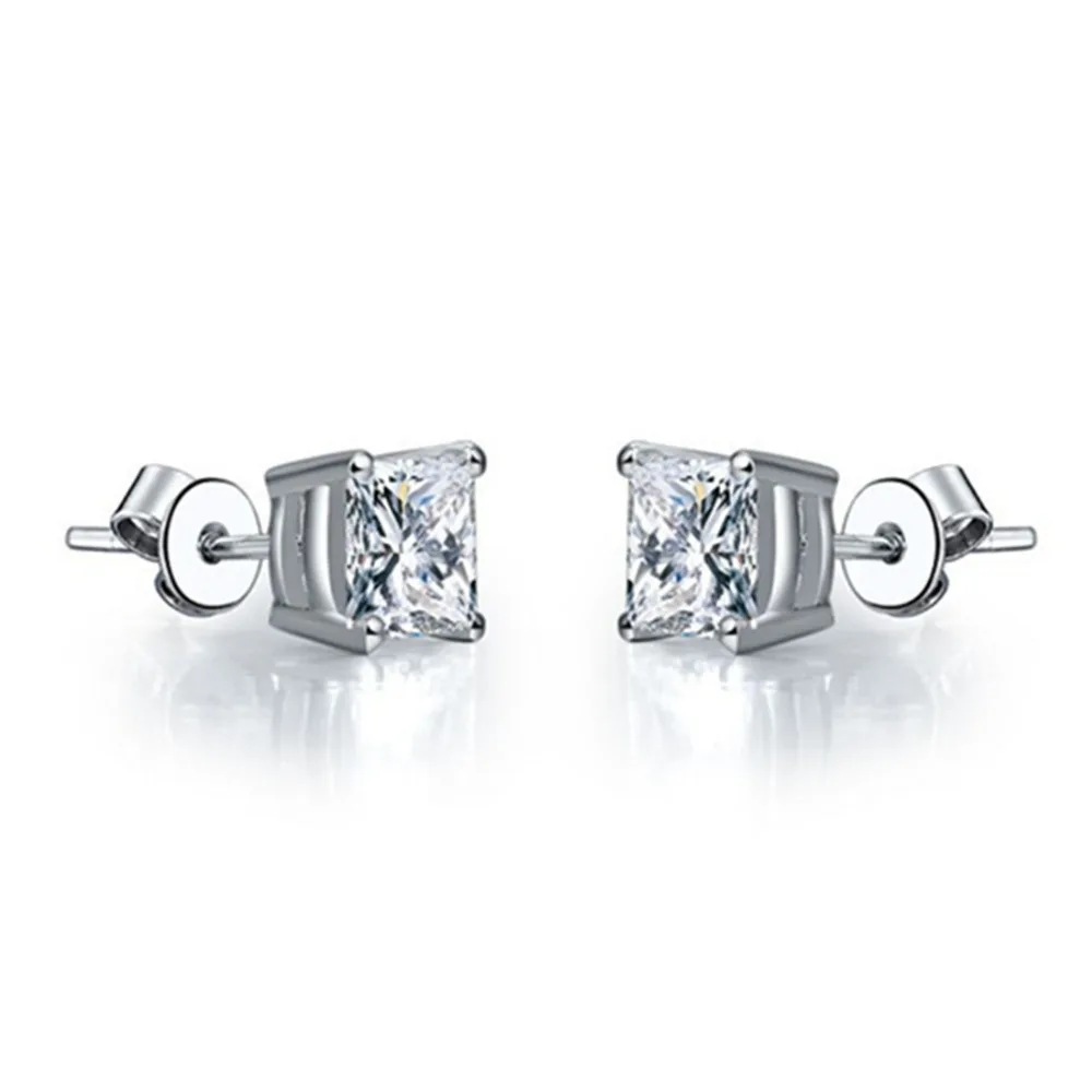 Оптовая продажа серьги принцессы 2Ct синтетические с бриллиантами гвоздики для