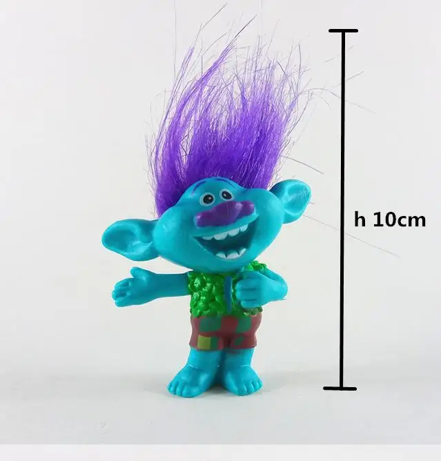Фигурки троллей Poppy Branch Подарочные игрушки персонажи фильмов Troll Рождество день