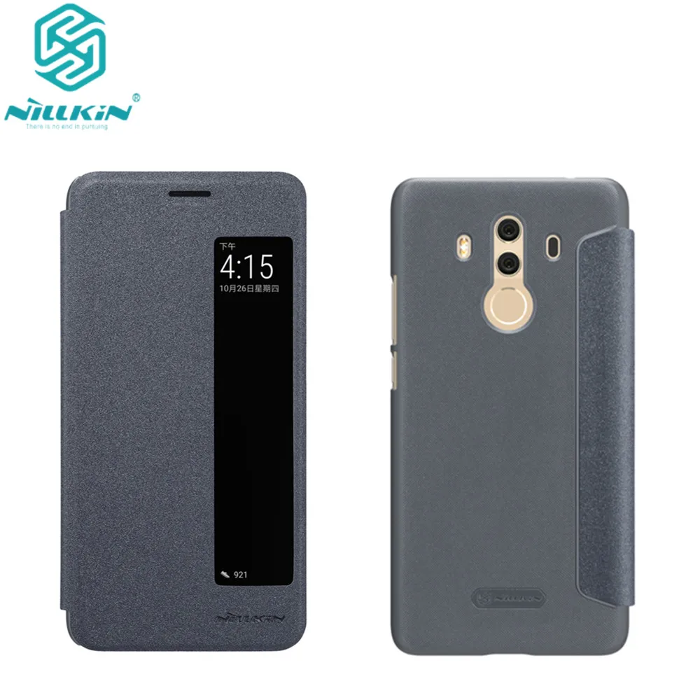 Чехол с откидной крышкой для Huawei Mate 10 Pro чехол NILLKIN блестящая искусственная кожа