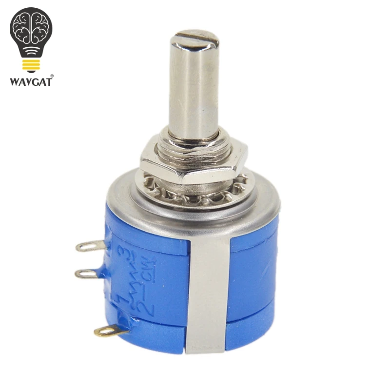 Многоповоротный регулируемый резистор 3540S 2 502L 5K ohm 2W 5%|adjustable resistor|multiturn