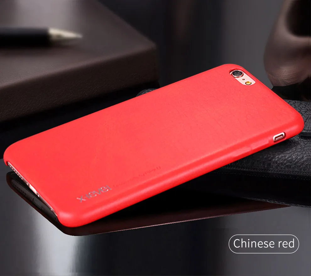 X-Level кожаный чехол для iPhone 6 6s Plus чехол s Роскошный ударопрочный бизнес задняя крышка для телефона для iPhone 6 6s