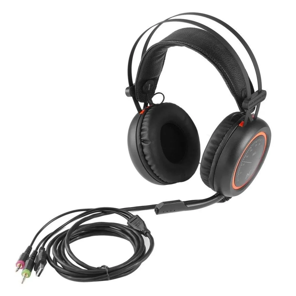 Wired Gaming Headphones USB 7.1 Surround Sound Headset with Mic for Computer |