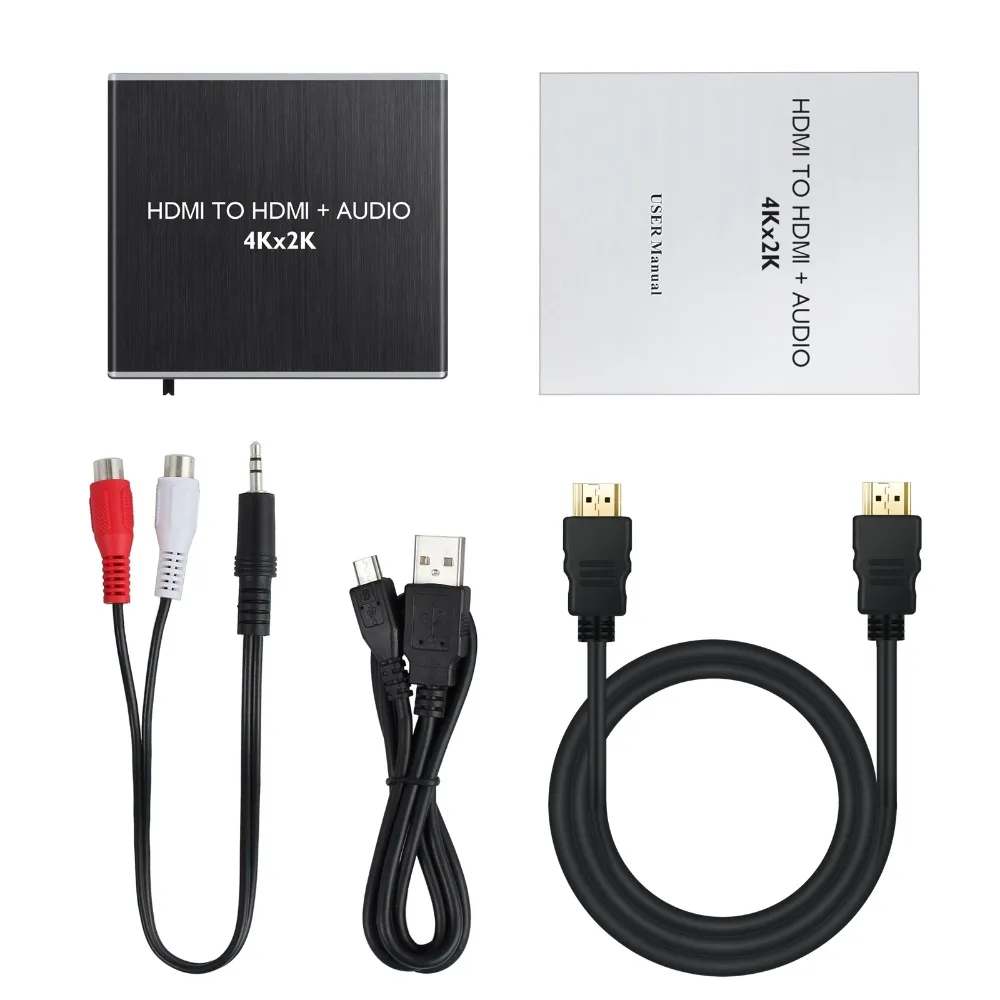 PROZOR 4K x 2K HDMI совместимый с аудио экстрактором оптический TOSLINK SPDIF 3 5 мм стерео