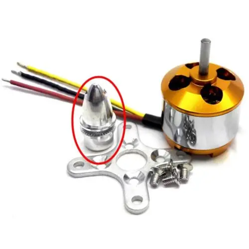 2017 Топ моды Rushed антенны Серводвигатель Самолет RC Spinner 3 17 мм вал двигатель