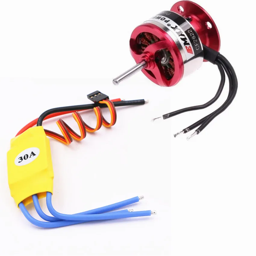 EMAX CF2822 1200KV бесщеточный двигатель+ 30A Бесщеточный Регулятор скорости ESC для мультикоптера квадрокоптера
