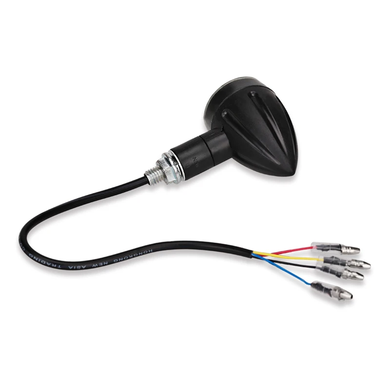 4 шт. универсальные мотоциклетные янтарные красные Светодиодные поворотники