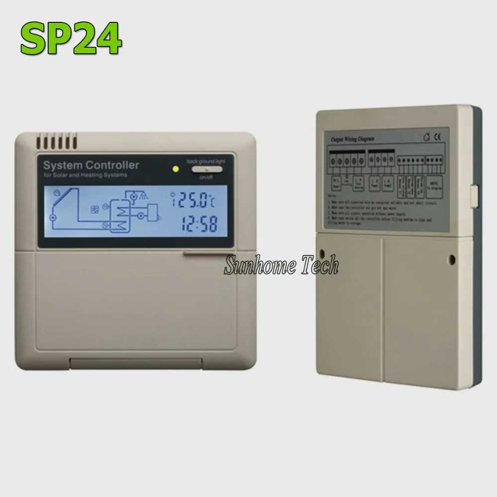 Контроллер солнечного водонагревателя SP24 110/220 В ЖК дисплей вход 3 датчика 2 реле и