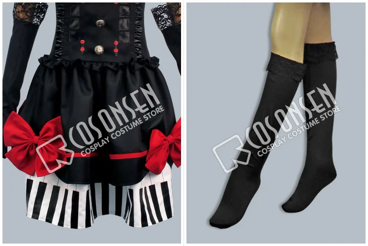 Косплей ONSEN Vocaloid Mayu Костюм Черное платье все размеры на заказ|cosplay costume|black costumecostume