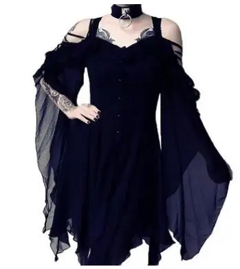 Плюс размер XXXXXL XXXXL XXXL XXL XL мультяшный костюм для женщин Стимпанк Викторианский стиль готическое платье в средневековом стиле маскарадное платье - Цвет: Dark blue