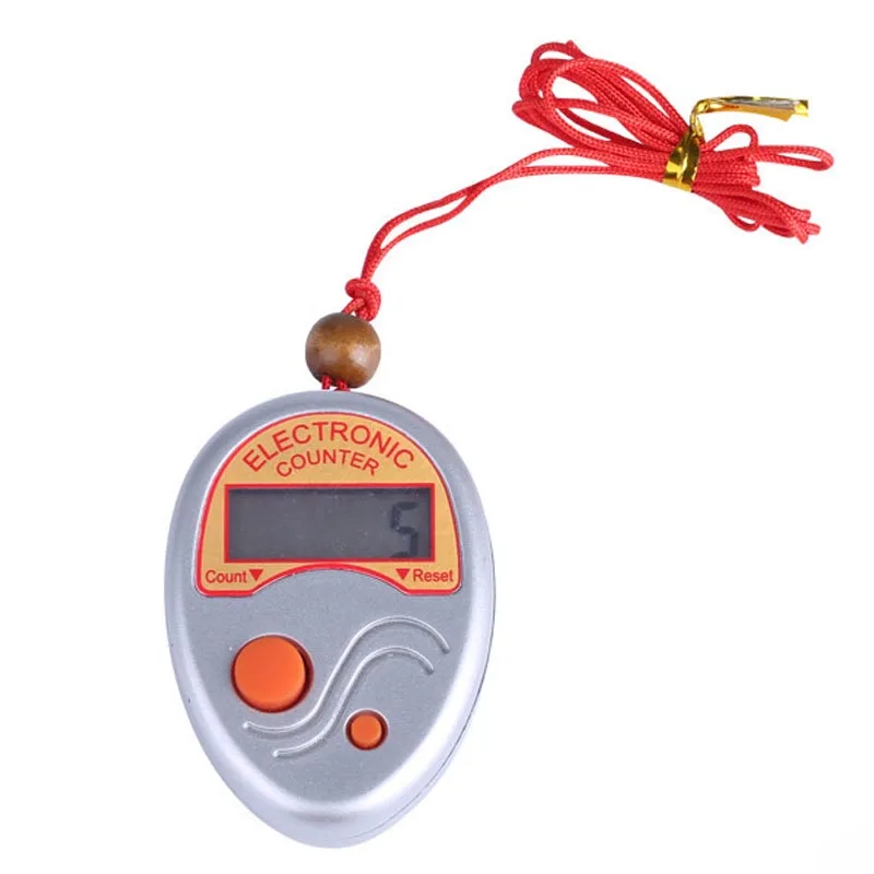Электронной цифровой талли Clicker жк экраном 5 цифр ручной контроллер палец подсчет