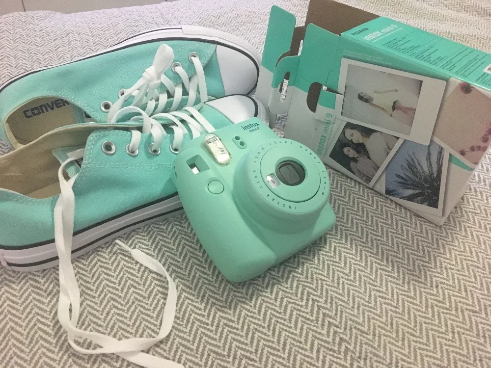 Подлинный Fujifilm Instax Mini 9 камера Fuji мгновенная обновленная мини 8 пленка фото камера селфи объектив+ крупным планом объектив 5 цветов