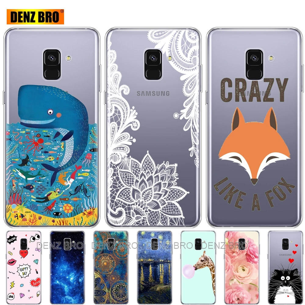 Силиконовый чехол для телефона Samsung Galaxy A8 2018 A530 A530F силиконовые чехлы Plus A730 A730F