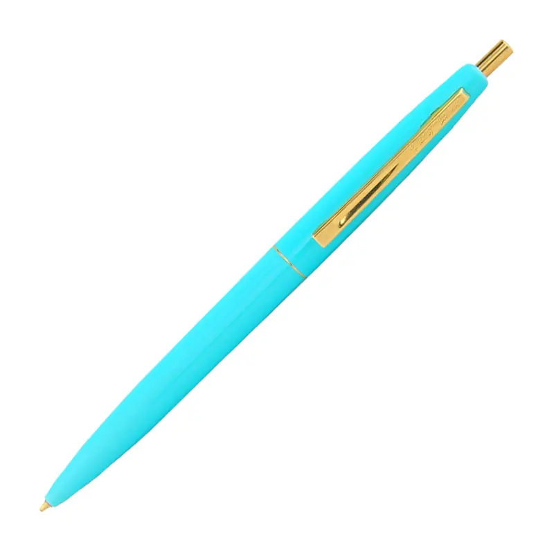 Япония BIC Ограниченная серия винтажная цветная шариковая ручка CLIC GOLD 0,7 мм шариковая ручка 1 шт - Цвет: Light Blue