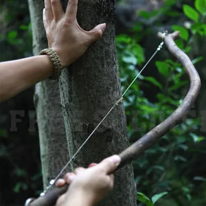 Аварийная цепная пила, из нержавеющей стали, практичная, ручная, для кемпинга, походов