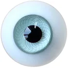 Wamami 14 мм сине-серая сетка для BJD AOD DOD Dollfie Glass Eye Equipment