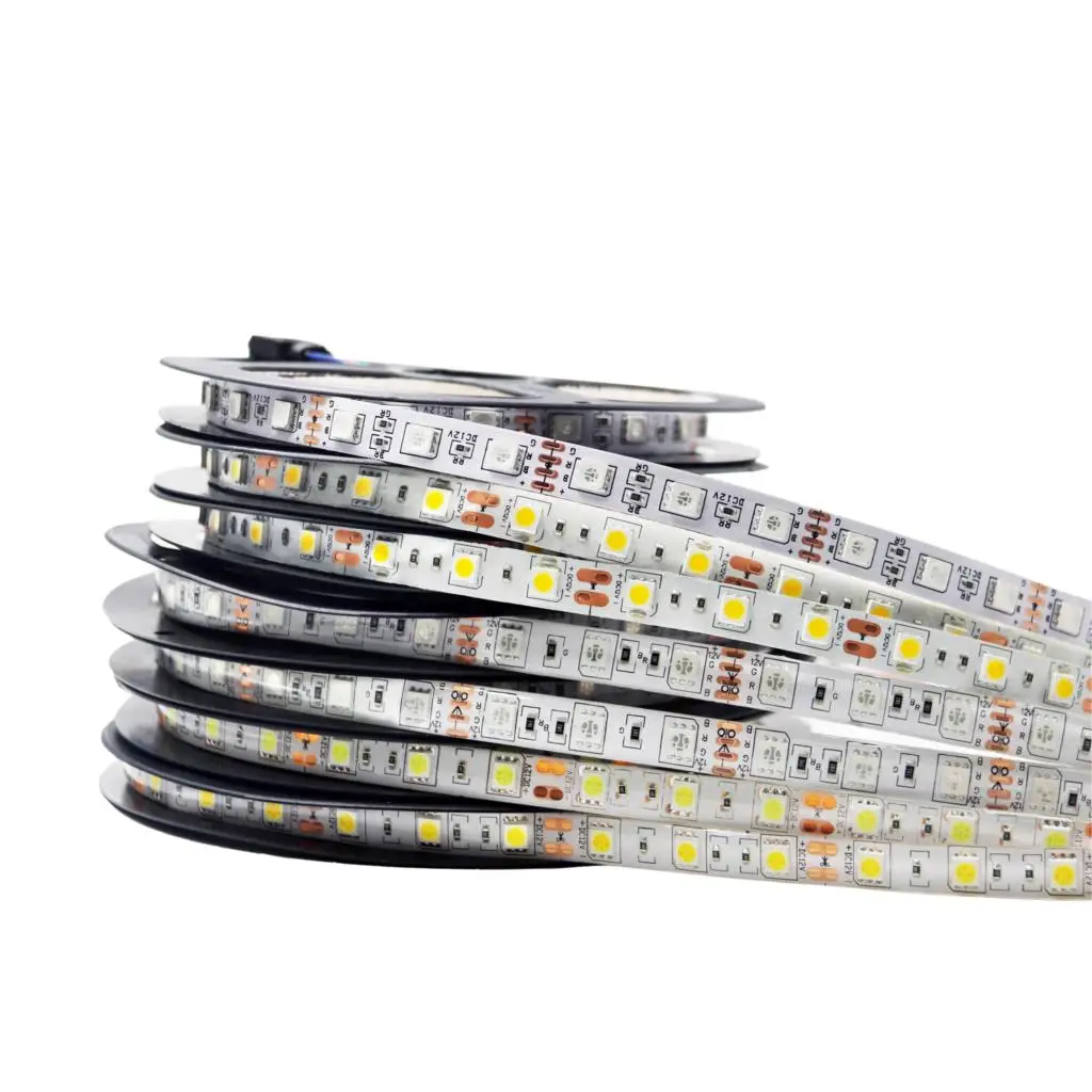 

LED Strip 5050 RGB lights Waterproof 12V RGB/White/Warm White/RGBW/RGBWW Fita LED Strips Flexible Neon Tape Luz Monochrome