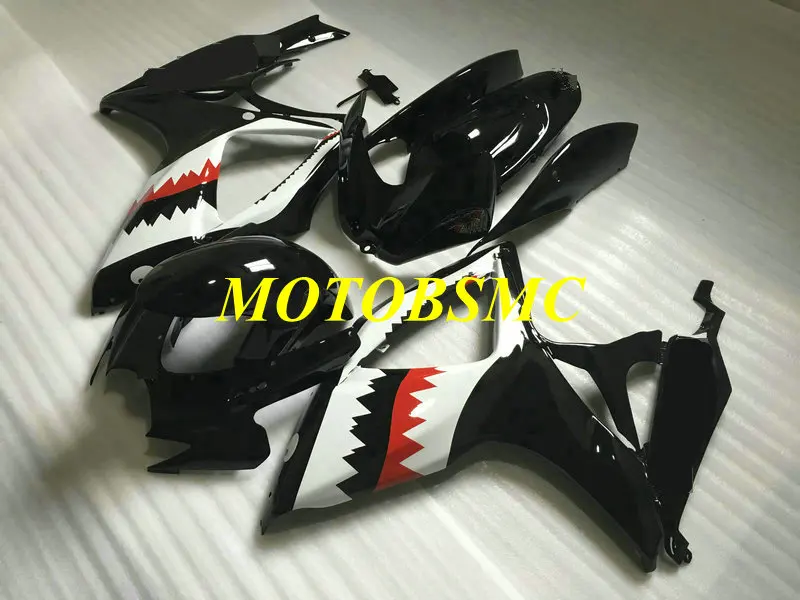 Комплект обтекателей для мотоцикла GSXR600 750 K6 06 07 GSXR 600 GSXR750 2006 2007 ABS белый глянцевый