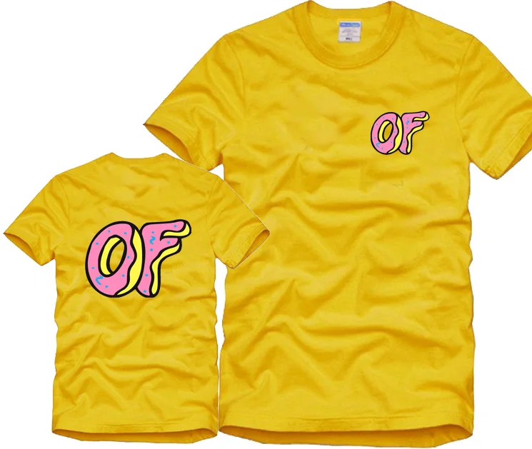 E Новая футболка года! Странное будущее «OFWGKTA» ван Wolf Gang в стиле хип-хоп, хлопок с короткими рукавами - Цвет: E