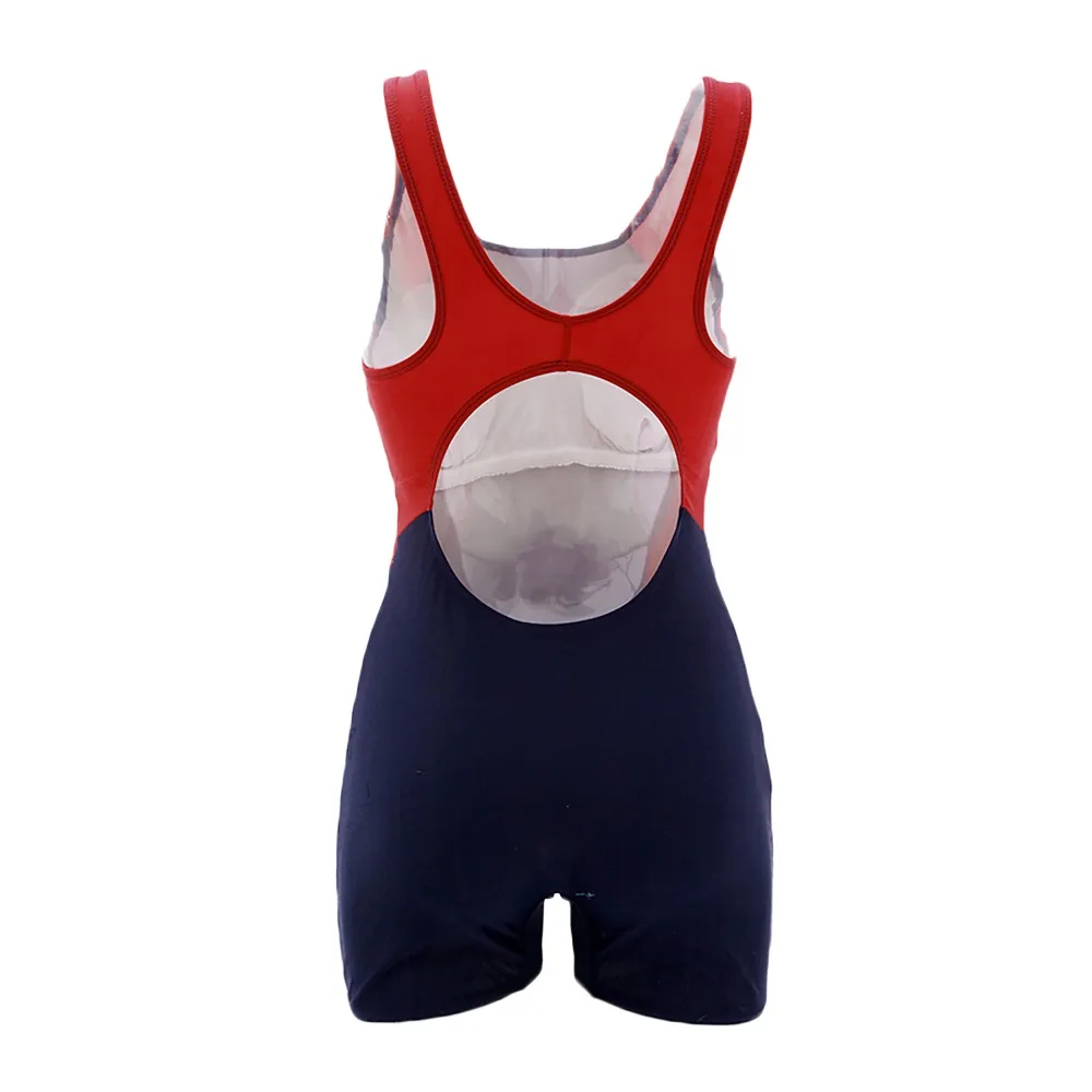 Женский тренировочный гоночный цельный спортивный купальник Racerback с широким