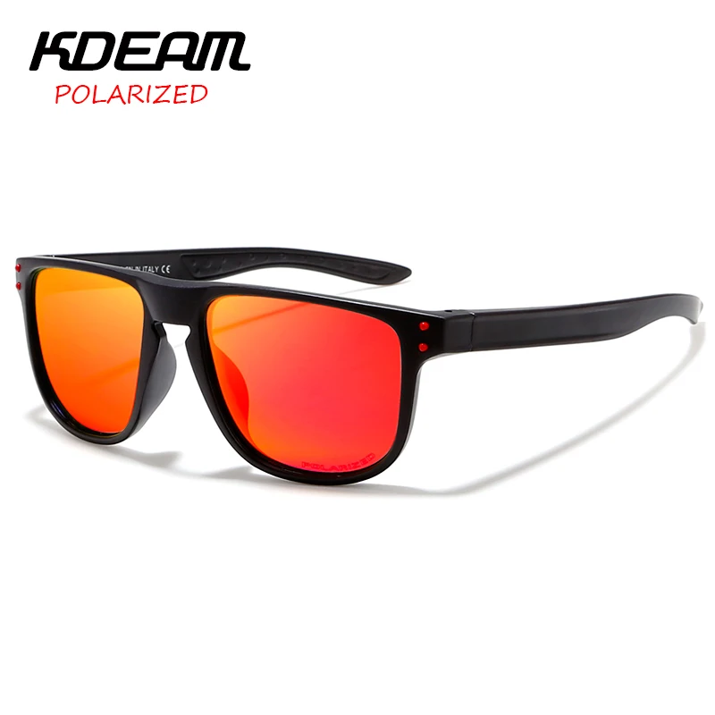 Мужские спортивные солнцезащитные очки KDEAM KD6790 с поляризационными линзами UV400 2019