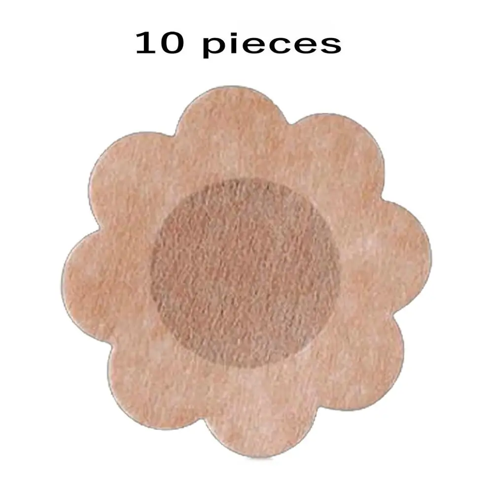 Nipple Cover Мода 10 шт. женское нижнее белье Bralette Грудь Лифт клейкие ленты лента паста бюстгальтер колодки для женщин самоклеющиеся наклейки на соски - Цвет: Nipple Cover
