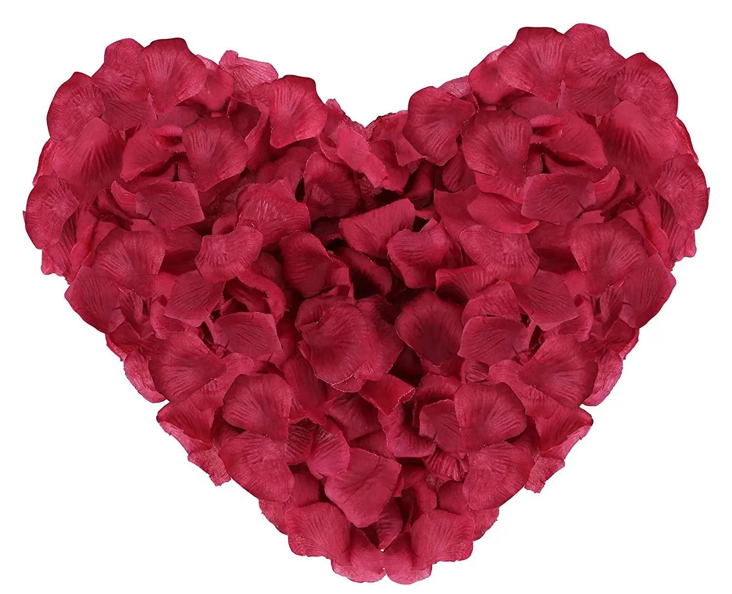 1000 шт бордовые искусственные лепестки цветов для свадьбы конфетти цветок