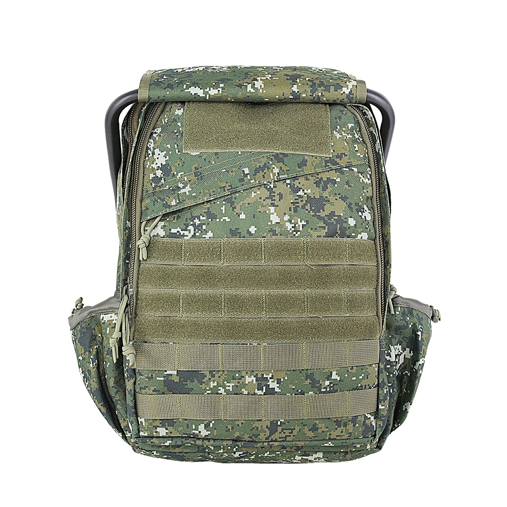 Складное рыболовное кресло тактический рюкзак табурет армейский Molle Back Pack сумка для наружного охотничьего туризма треккинга военного оборудования