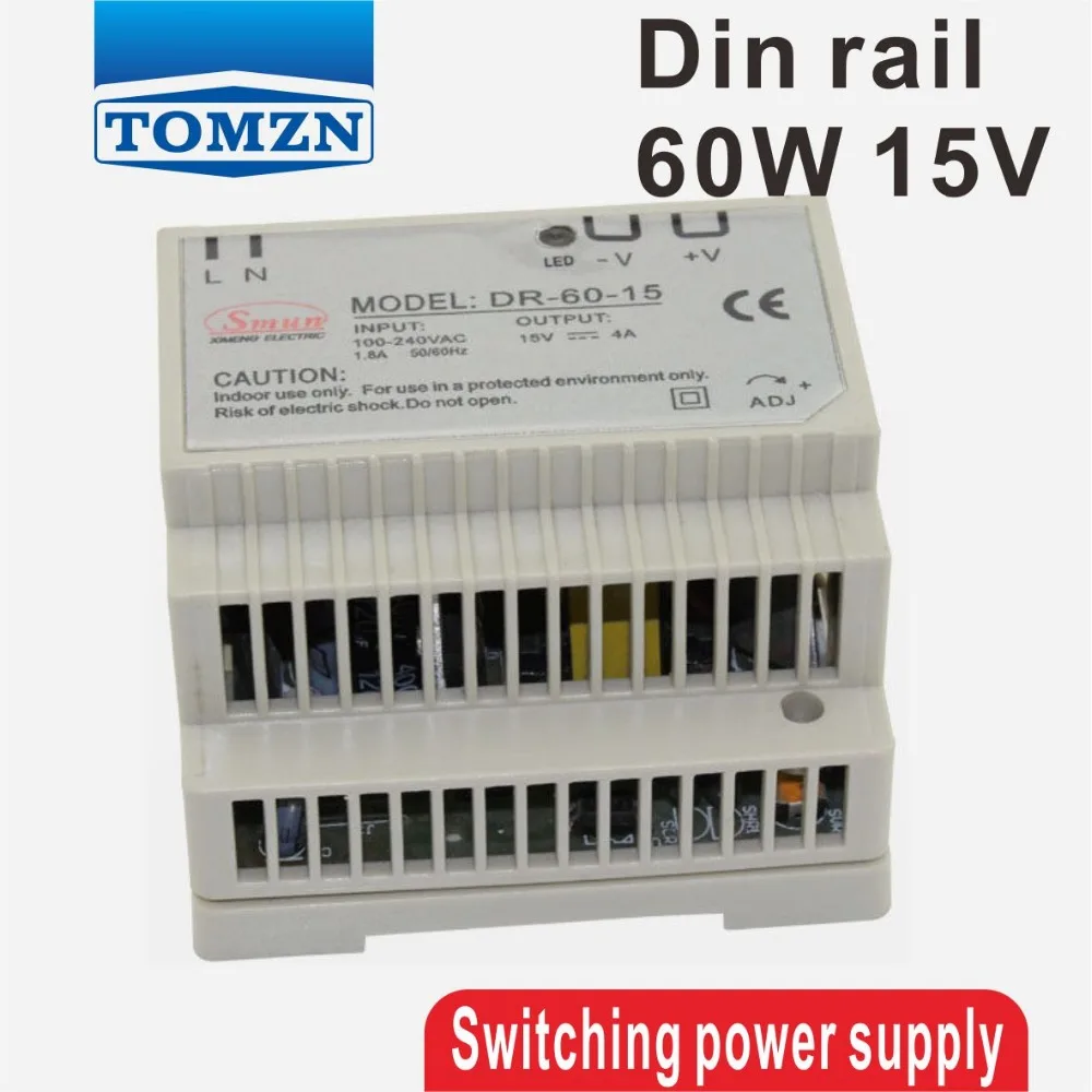 60W 15V Din Rail Single Output Switching power supply | Обустройство дома
