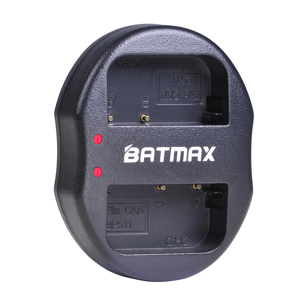 Dual USB Battery Charger for BP-511 BP-511A BP511 BP511A Canon G6 G5 G3 G2 G1 OS 30D 20D 5D MV300i Digital Camera | Электроника
