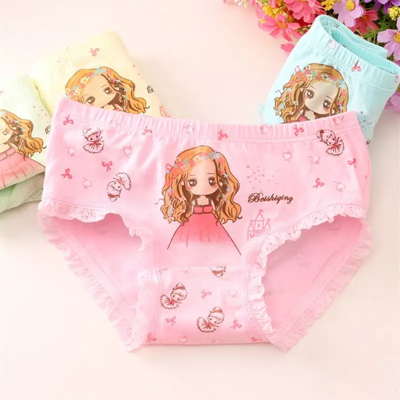 2 шт./лот для маленьких девочек трусы ярких цветов одежда детей костюм