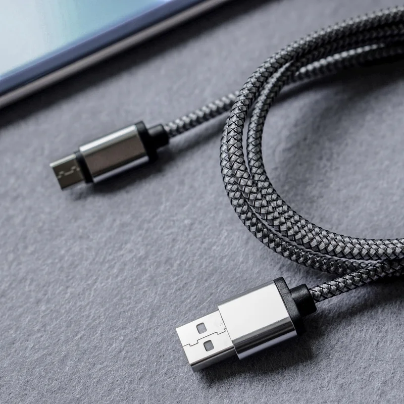 Byleen 2 порта 5 в а 1 А USB зарядное устройство адаптер Android Micro кабель для быстрой
