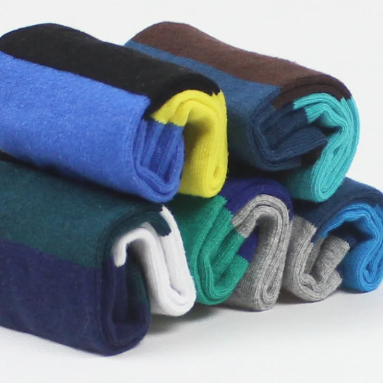 Дизайнерские хлопковые носки мужские повседневные без пятки универсальные