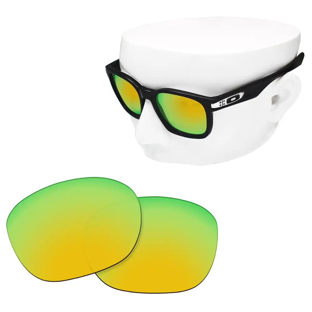 OOWLIT поляризованные Сменные линзы 24-каратного золота зеркальные для-Oakley Garage Rock OO9175 солнцезащитные очки