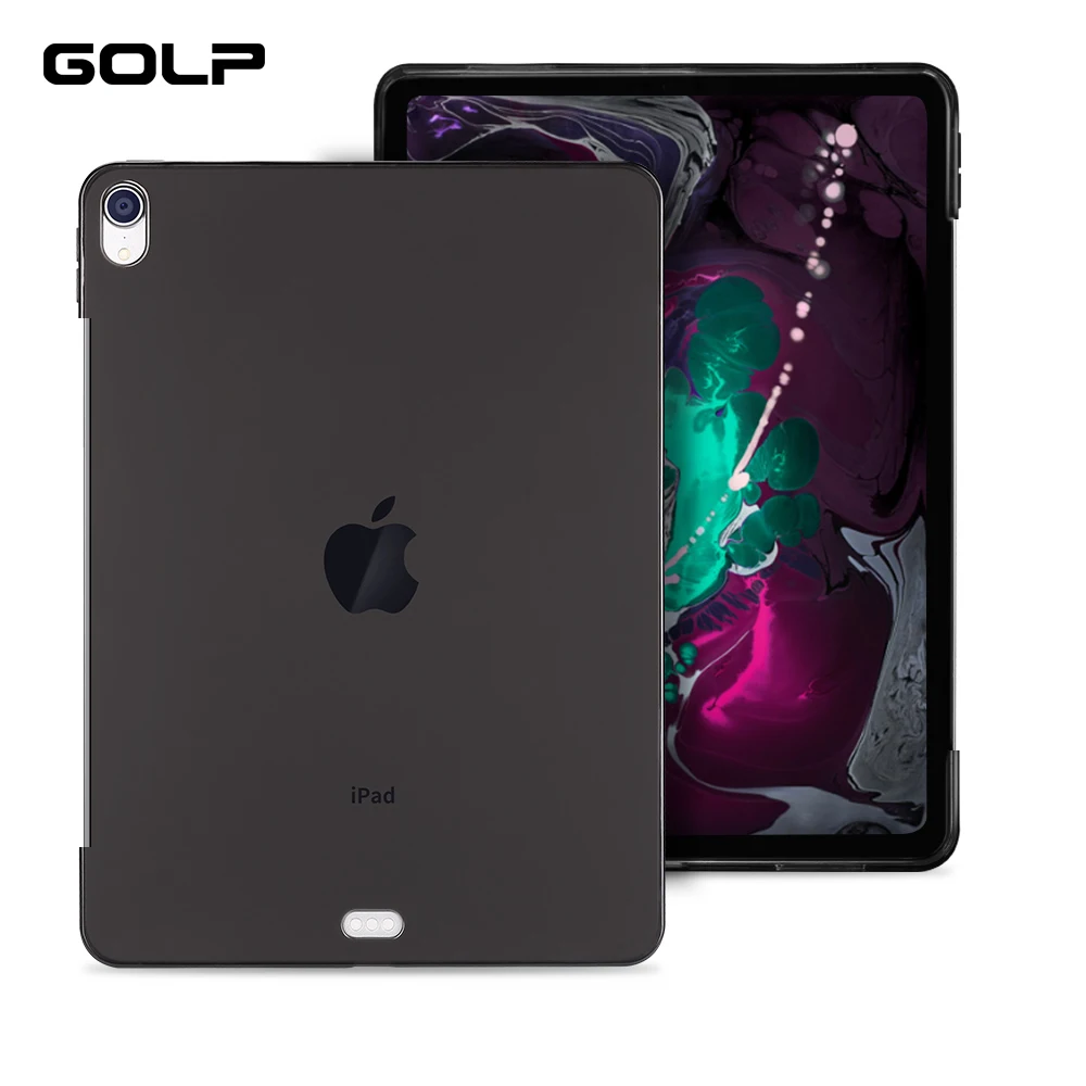 Чехол для iPad Pro 12 9 2020 2018 чехол GOLP полная защита Мягкая силиконовая задняя накладка