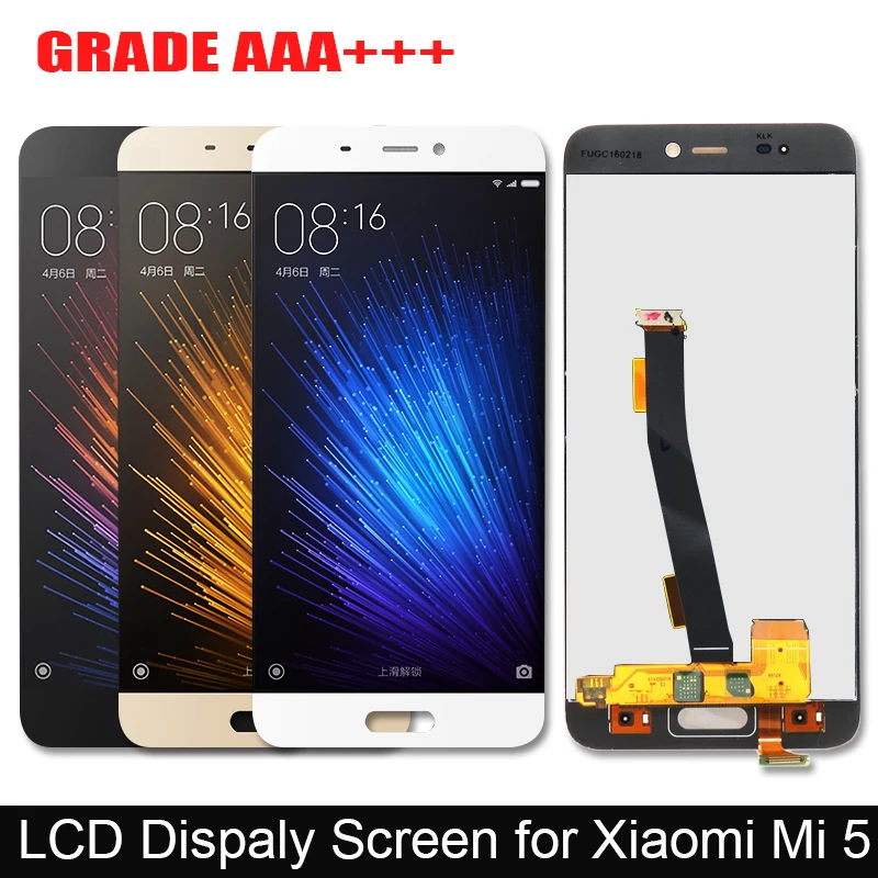 Mi 5 ЖК-дисплей Дисплей для Xiaomi mi сборка ЖКД с сенсорным экраном 15 дюймов