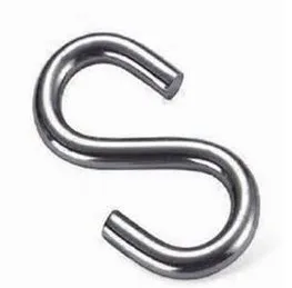 

15KGS/Carton 500PCS 6X55MM or 300PCS 7X65MM or 200PCS 8X75MM or 150PCS 9X90MM or 100PCS 10X100MM AISI304 Stainless steel S hooks