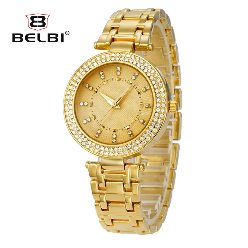 Роскошные китайские наручные часы от знаменитого бренда женские золотые