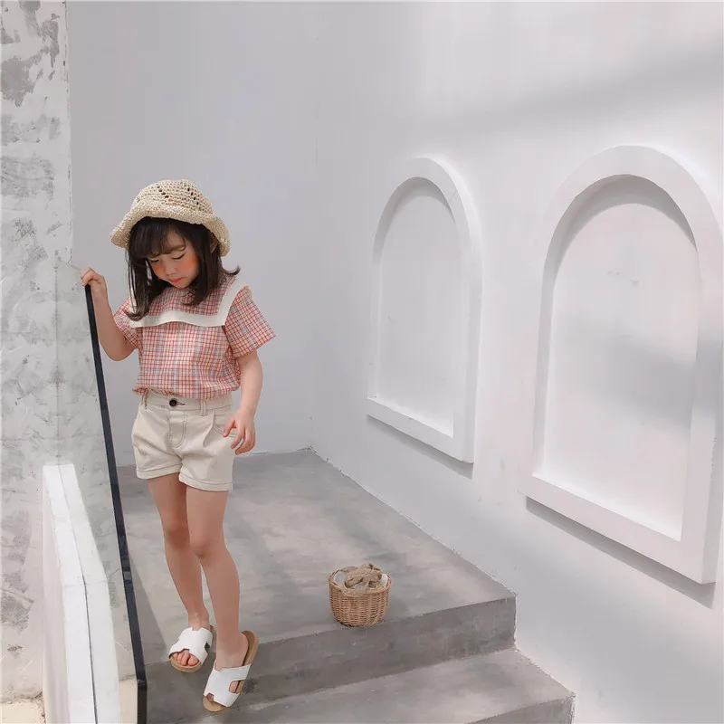 Лето 2019 Новое поступление хлопковые однотонные повседневные эластичные шорты в