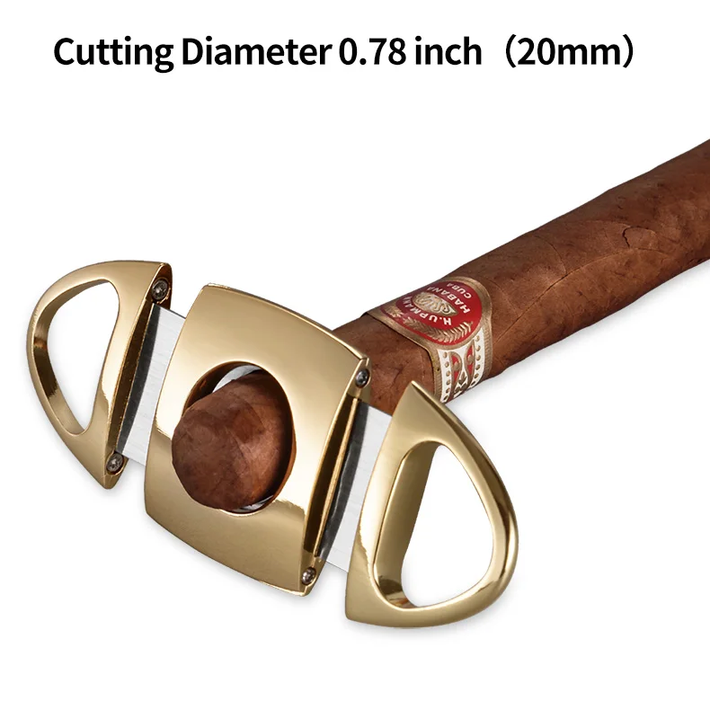 COHIBA резак для сигар из металла из нержавеющей стали ножницы для сигар портативный двойной край CC-114