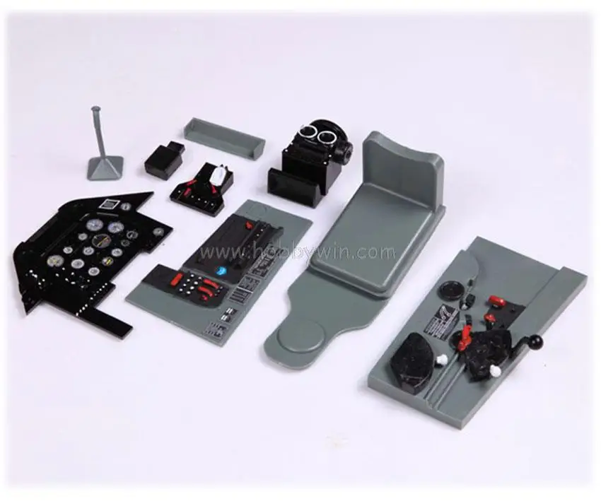 Стандартная модель FMSSG310 пластиковая масштабная кабина радиоуправляемая Warbird