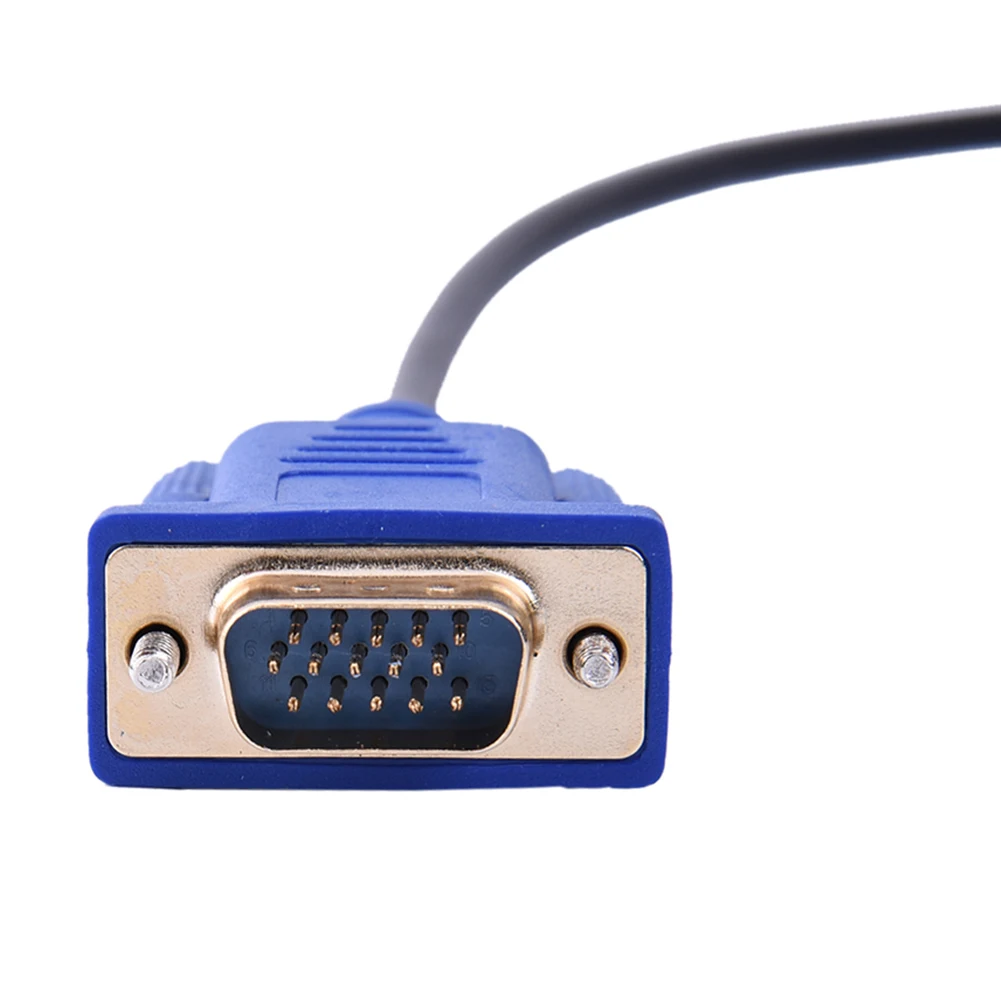 HDMI в VGA HD конвертер кабель аудио мужчин и женщин 1 8 м для ПК проектор цифровой ТВ
