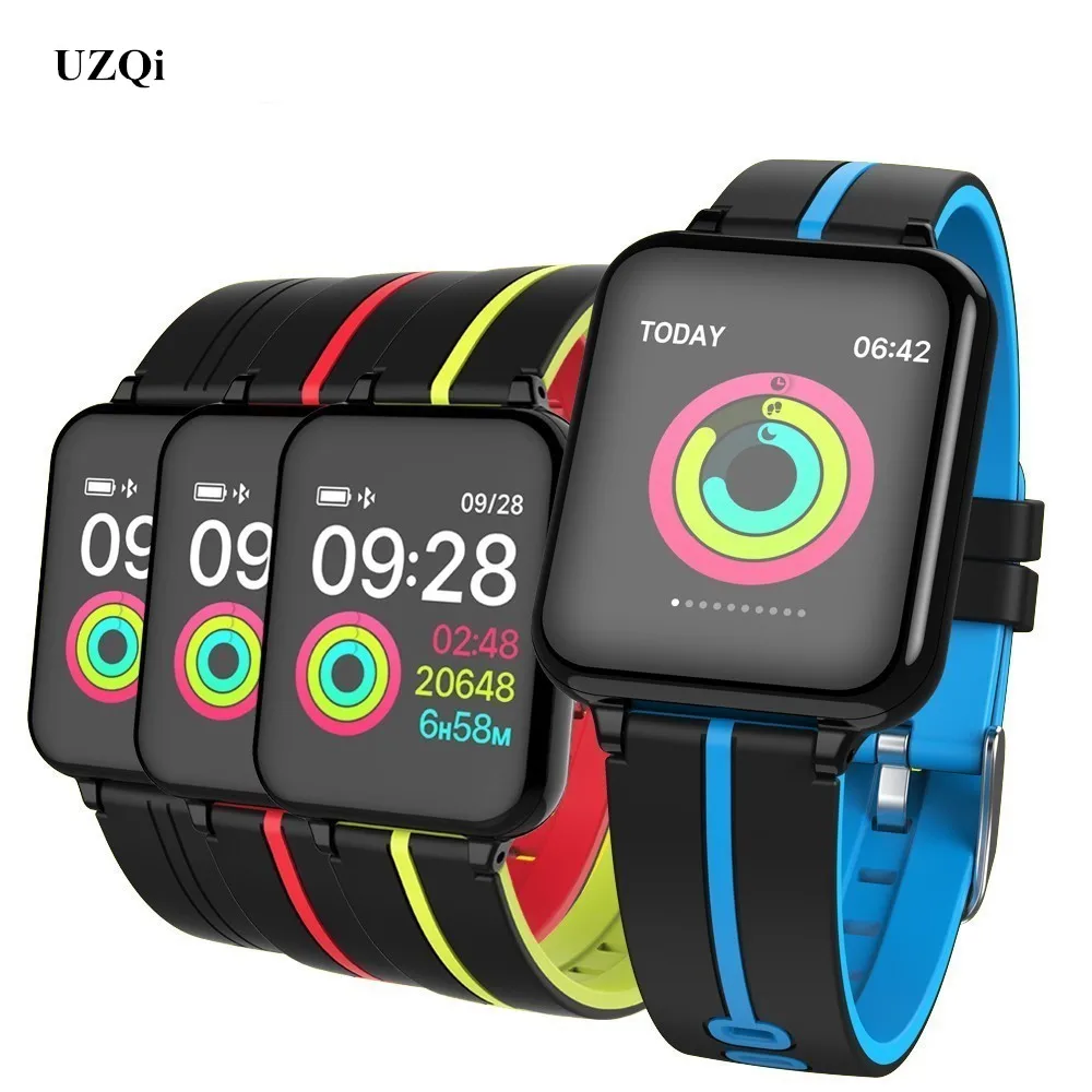 UZQi Smart Bracelet Watch Fitness Sport Activity HeartRateTracker Band Woman Men Pedometer Phone Wristband Smartwatches | Электроника