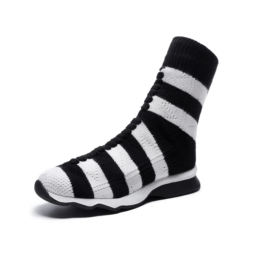 Арден фуртадо Новинка 2017 года стильное женщина Носки сапоги скольжения на