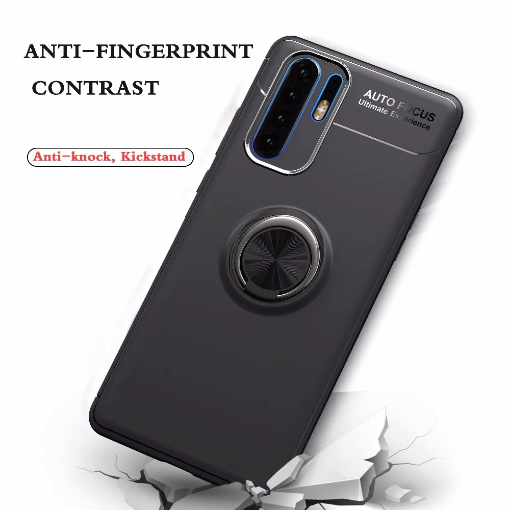 Ring Case For Huawei P30 Pro Lite Silicone Cover mate 20X 20 Magnetic Y7 Prime 2019 P Smart Shell |