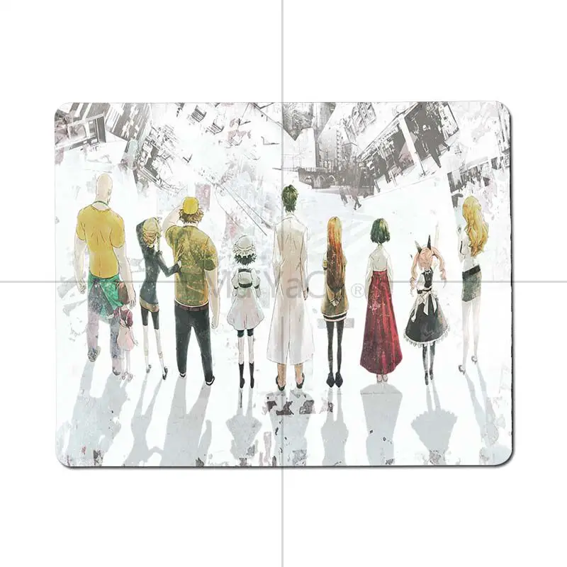 Прочный резиновый коврик для мыши MaiYaCa steins gate персонализированные коврики