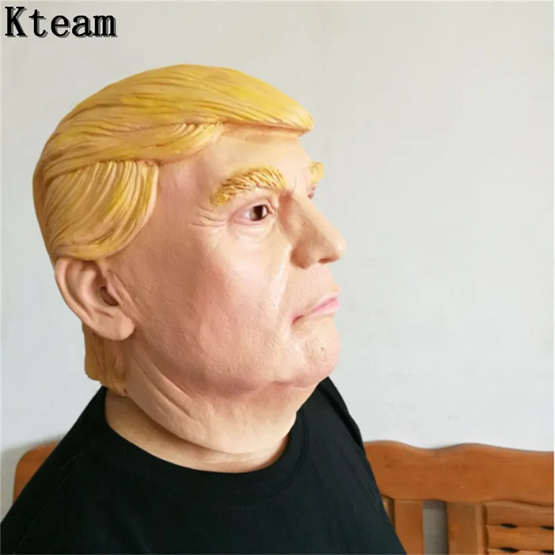 Известный человек Дональд Трамп маска для миллиардеров латексная Хэллоуина